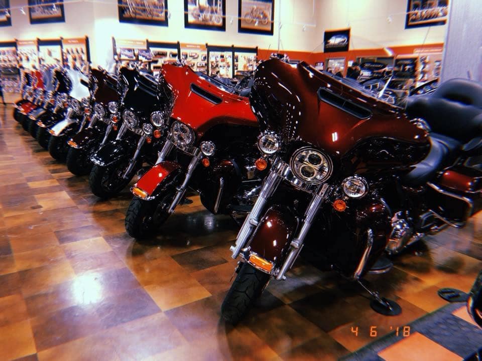Showroom full of Harley Davidson®